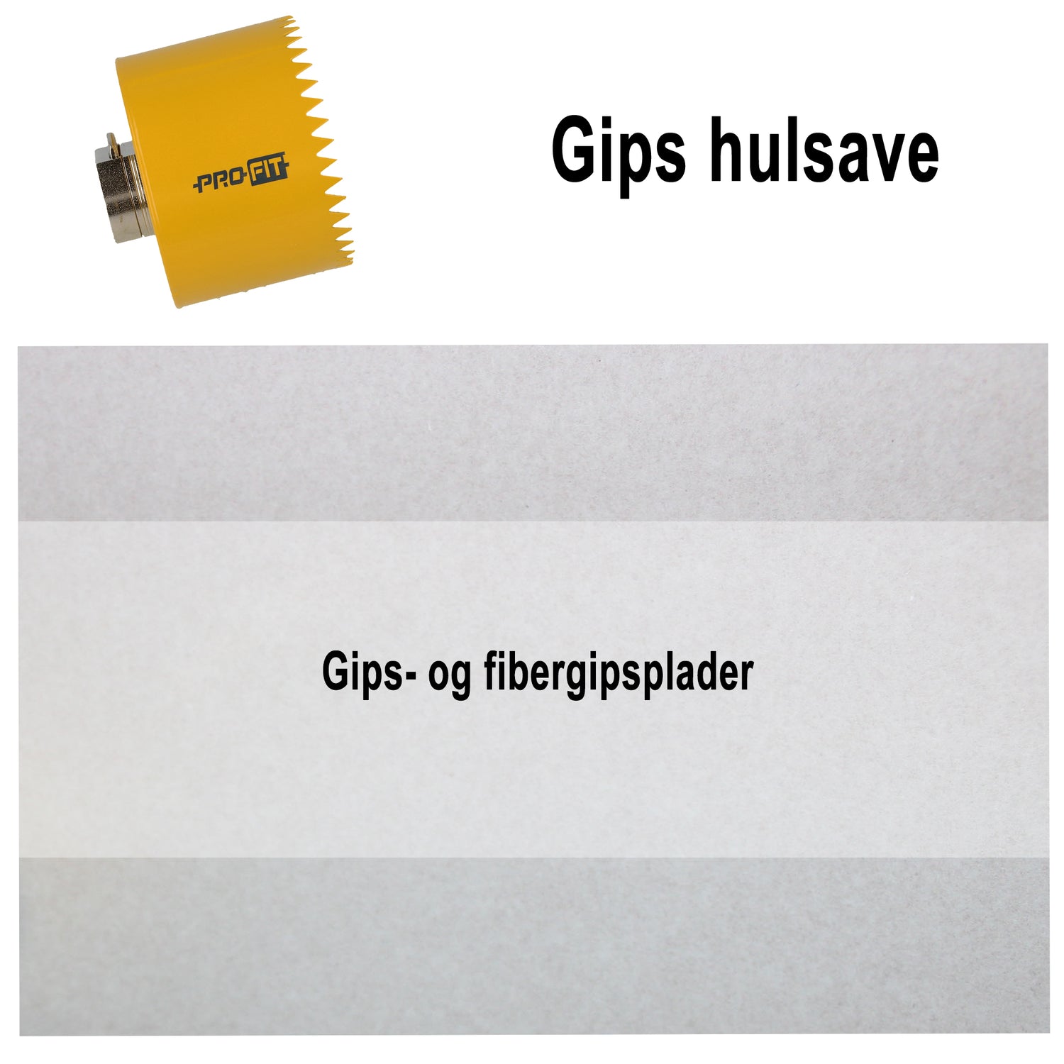 Hulsavsæt Gips